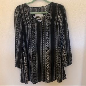 Patterned Dress - S